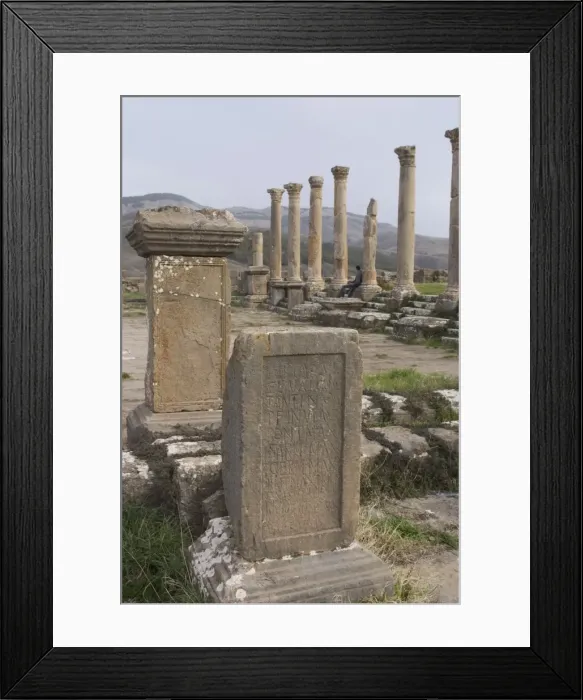 Framed Print : North Forum, Djemila, UNESCO World Heritage Site, Algeria, North Africa, Africa Framed Print : North Forum, Djemila, UNESCO World Heritage Site, Algeria, North Africa, Africa