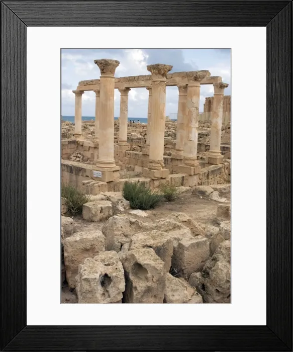 Framed Print : Peristyle House, Sabratha, UNESCO World Heritage Site, Libya, North Africa, Africa Framed Print : Peristyle House, Sabratha, UNESCO World Heritage Site, Libya, North Africa, Africa
