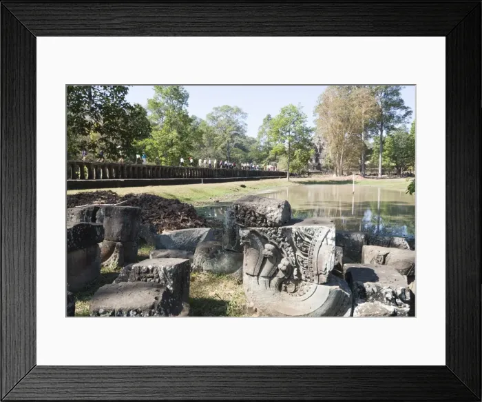 Framed Print : Causeway of Baphuon Temple, Angkor Thom, Angkor, UNESCO World Heritage Site Framed Print : Causeway of Baphuon Temple, Angkor Thom, Angkor, UNESCO World Heritage Site