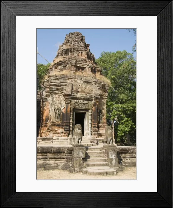 Framed Print : Preah Ko Temple, AD879, Roluos Group, near Angkor, UNESCO World Heritage Site Framed Print : Preah Ko Temple, AD879, Roluos Group, near Angkor, UNESCO World Heritage Site