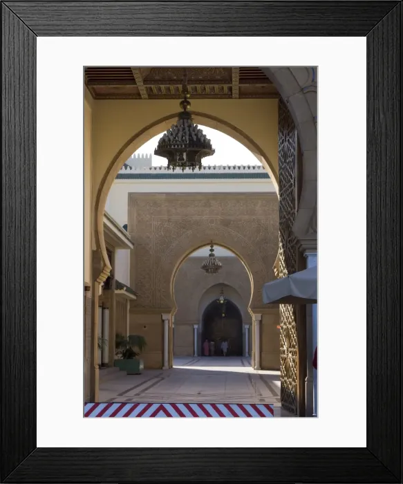 Framed Print : Royal Palace in the Royal City, Rabat, Morocco, North Africa, Africa