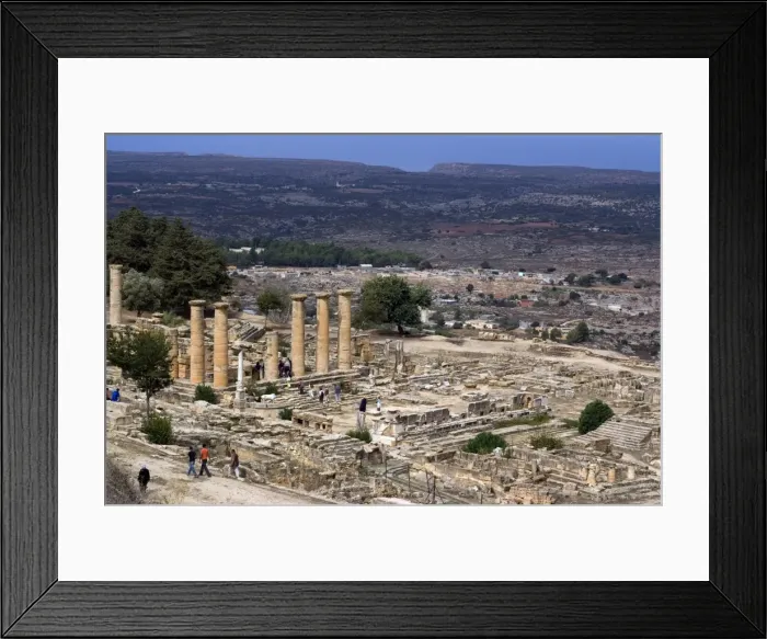 Framed Print : Sanctuary of Apollo, Greek and Roman site of Cyrene, UNESCO World Heritage Site