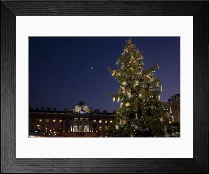 Framed Print : Christmas at Somerset House, London, England, United Kingdom, Europe Framed Print : Christmas at Somerset House, London, England, United Kingdom, Europe
