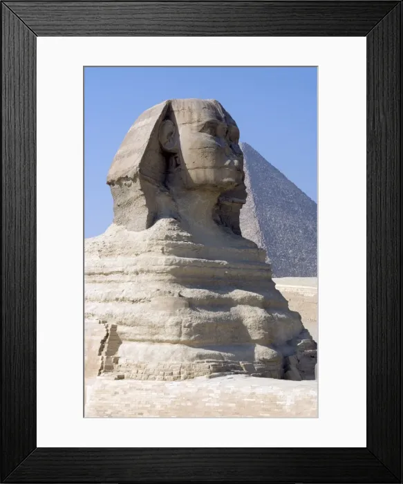 Framed Print : The Sphinx at the Pyramids, Giza, UNESCO World Heritage Site, near Cairo Framed Print : The Sphinx at the Pyramids, Giza, UNESCO World Heritage Site, near Cairo