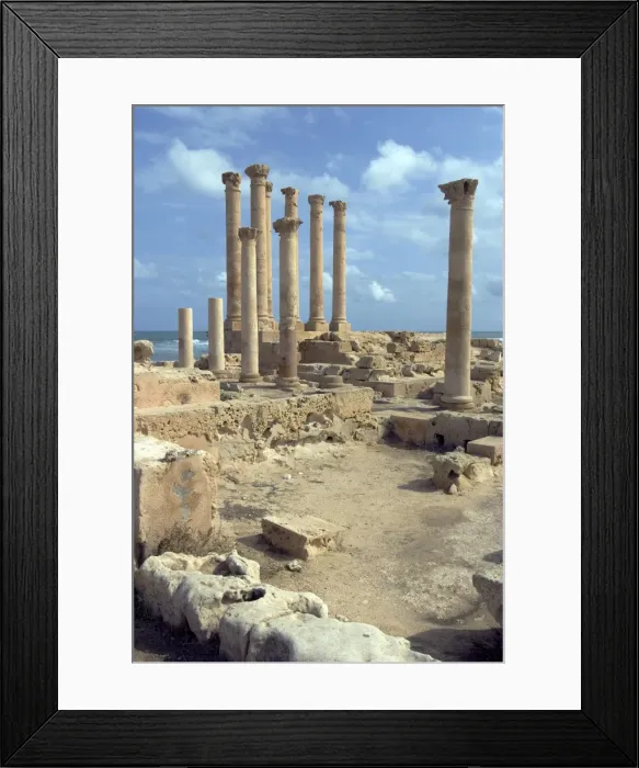 Framed Print : Temple of Isis, Roman site of Sabratha, UNESCO World Heritage Site, Libya Framed Print : Temple of Isis, Roman site of Sabratha, UNESCO World Heritage Site, Libya