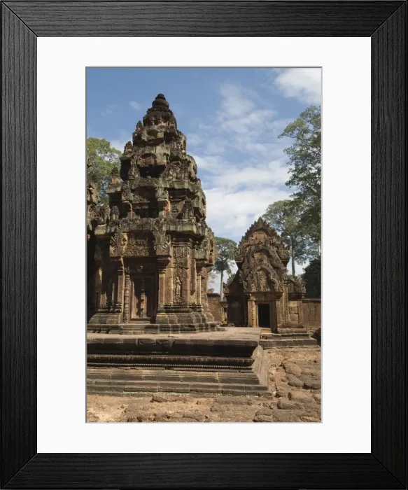 Framed Print : Banteay Srei Hindu temple, near Angkor, UNESCO World Heritage Site, Siem Reap Framed Print : Banteay Srei Hindu temple, near Angkor, UNESCO World Heritage Site, Siem Reap