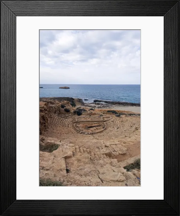Framed Print : Theatre, Roman site of Apollonia, Libya, North Africa, Africa Framed Print : Theatre, Roman site of Apollonia, Libya, North Africa, Africa