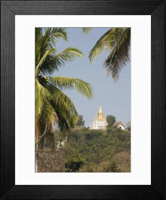 Framed Print : Phu Si Stupa, Luang Prabang, Laos, Indochina, Southeast Asia, Asia Framed Print : Phu Si Stupa, Luang Prabang, Laos, Indochina, Southeast Asia, Asia