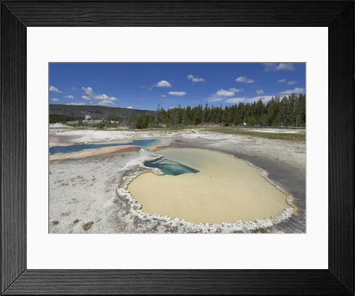 Framed Print : Doublet Pool, Upper Geyser Basin, Yellowstone National Park, UNESCO World Heritage Site Framed Print : Doublet Pool, Upper Geyser Basin, Yellowstone National Park, UNESCO World Heritage Site