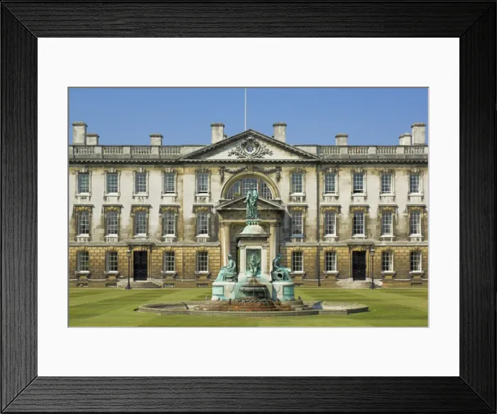 Framed Print : Gibbs Building with statue of King Henry VI, Kings College, Cambridge, Cambridgeshire Framed Print : Gibbs Building with statue of King Henry VI, Kings College, Cambridge, Cambridgeshire