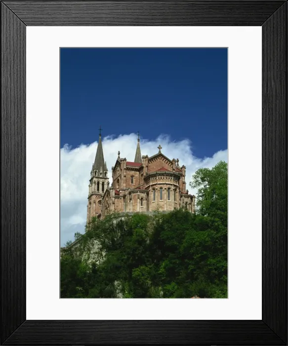 Framed Print : Monasterio de Covadonga, Asturias, Spain, Europe Framed Print : Monasterio de Covadonga, Asturias, Spain, Europe