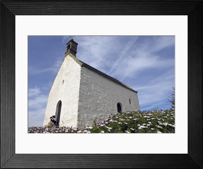 Framed Print : Saint Barbe chapel, Roscoff city, North Finistere, Brittany, France, Europe Framed Print : Saint Barbe chapel, Roscoff city, North Finistere, Brittany, France, Europe