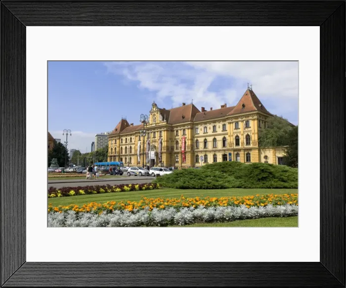 Framed Print : Arts and Crafts Museum, Marshall Tito Square, Zagreb, Croatia, Europe Framed Print : Arts and Crafts Museum, Marshall Tito Square, Zagreb, Croatia, Europe
