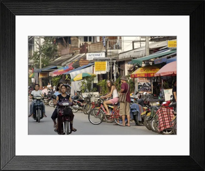 Framed Print : Luang Prabang, Laos, Indochina, Southeast Asia, Asia Framed Print : Luang Prabang, Laos, Indochina, Southeast Asia, Asia