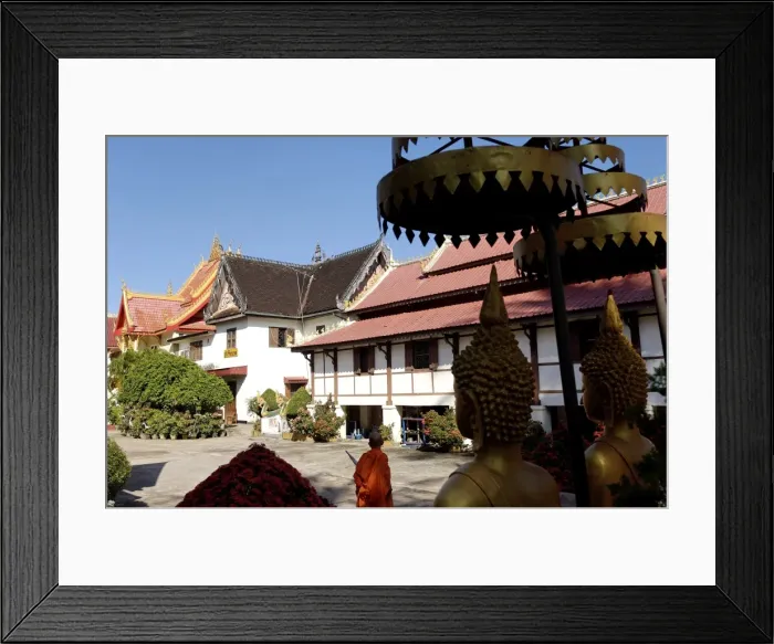 Framed Print : Wat Sisaket, built on the orders of Chao Anou, last king of Vientiane, Vientiane Framed Print : Wat Sisaket, built on the orders of Chao Anou, last king of Vientiane, Vientiane