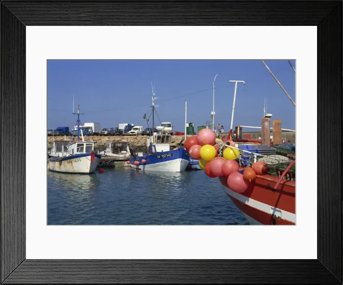 Framed Print : Fishing and lobster boats, Rosmeur Harbour, Douarnenez, Finistere, Brittany Framed Print : Fishing and lobster boats, Rosmeur Harbour, Douarnenez, Finistere, Brittany