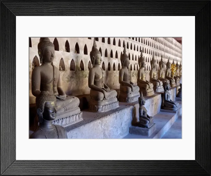 Framed Print : The gallery or cloister surrounding the Sim, Wat Sisaket, Vientiane, Laos Framed Print : The gallery or cloister surrounding the Sim, Wat Sisaket, Vientiane, Laos