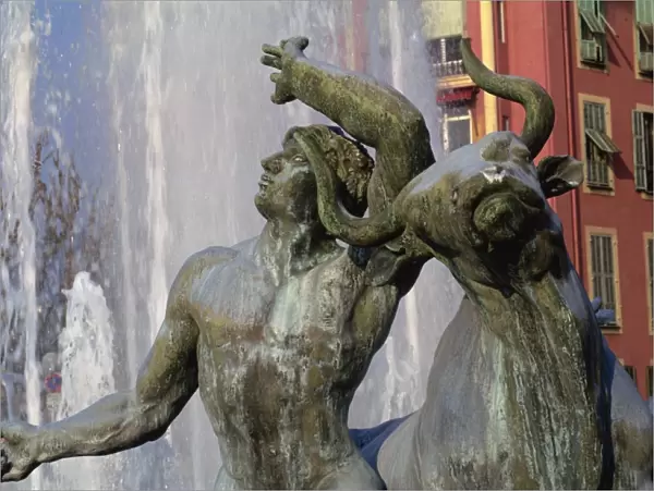 Fountains, Massena Square, Nice, Alpes Maritimes, Provence, France, Europe