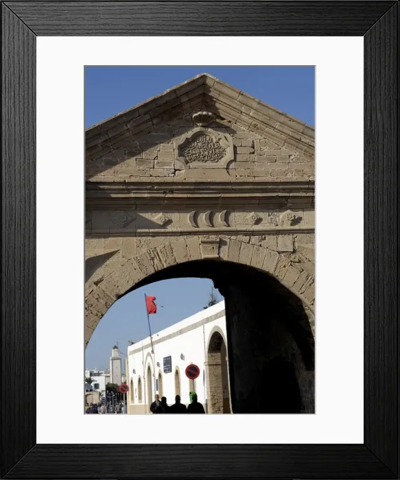 Framed Print : The Skala of the Port, the old fishing port, Essaouira, historic city of Mogador Framed Print : The Skala of the Port, the old fishing port, Essaouira, historic city of Mogador