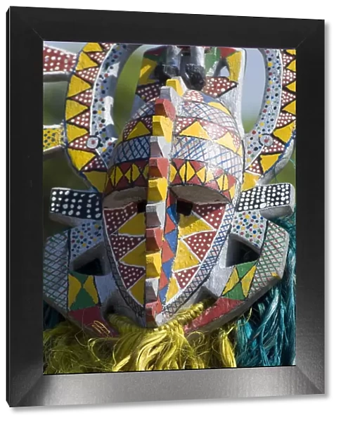 Bobo masks during festivities, Sikasso, Mali, Africa