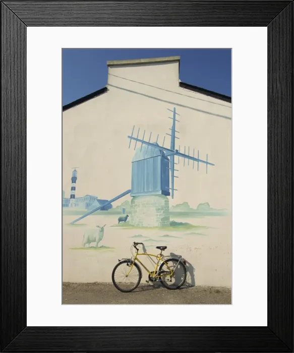 Framed Print : Painted wall, Ouessant Island, Finistere, Brittany, France, Europe Framed Print : Painted wall, Ouessant Island, Finistere, Brittany, France, Europe
