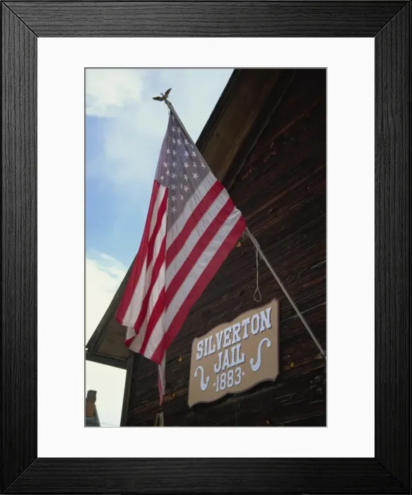 Framed Print : The jail, Silverton, Colorado, United States of America, North America Framed Print : The jail, Silverton, Colorado, United States of America, North America
