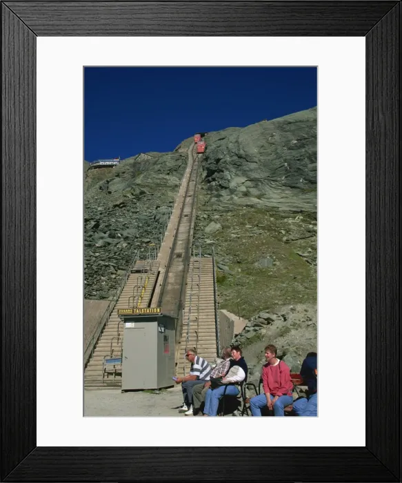 Framed Print : Waiting for the funicular railway, Pasterze Glacier, Grossglockner, Austria, Europe Framed Print : Waiting for the funicular railway, Pasterze Glacier, Grossglockner, Austria, Europe
