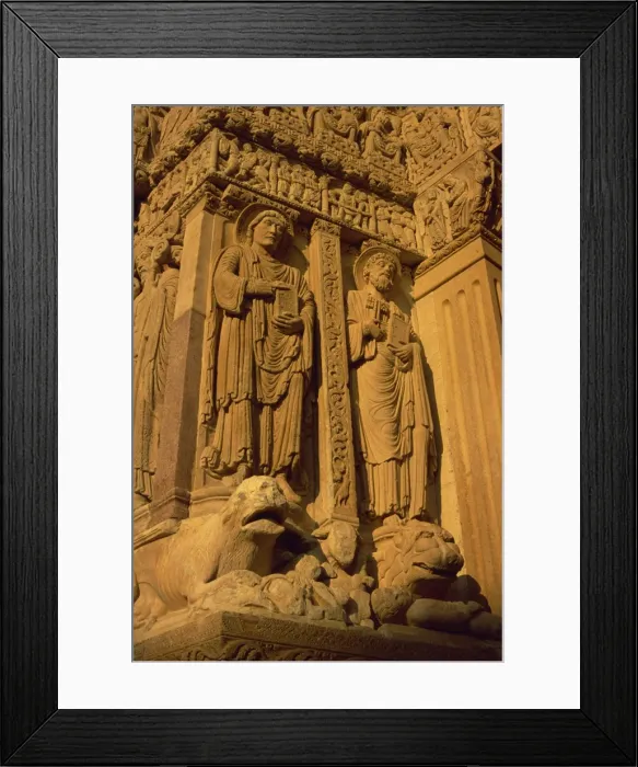 Framed Print : Detail of portal, Eglise St. Trophime, Arles, Provence, France, Europe Framed Print : Detail of portal, Eglise St. Trophime, Arles, Provence, France, Europe