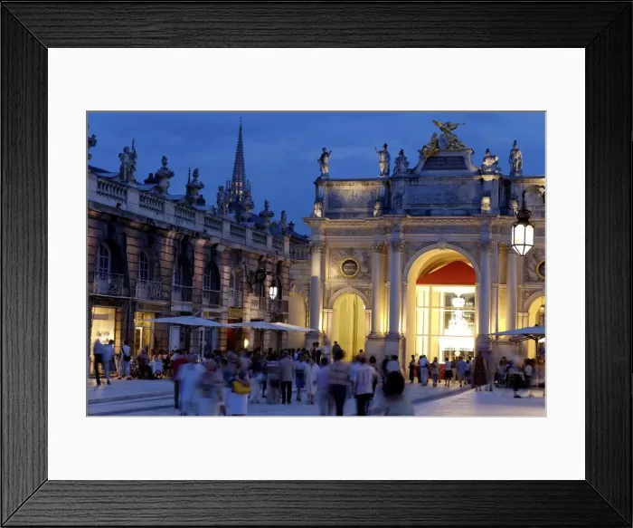 Framed Print : The Here Arch, Place Stanislas, formerly Place Royale, built by Stanislas Leszczynski Framed Print : The Here Arch, Place Stanislas, formerly Place Royale, built by Stanislas Leszczynski