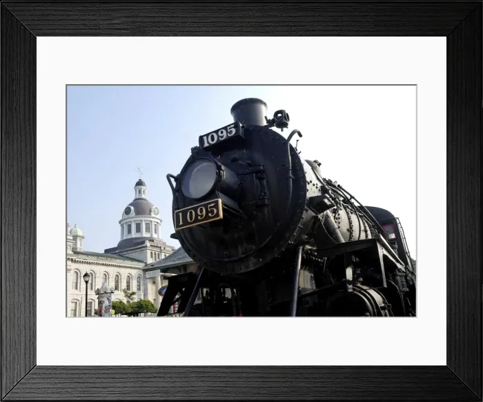 Framed Print : The Spirit of Sir John A, CPR Engine 1095 built by Canadian Locomotive Company in 1913