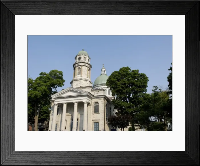 Framed Print : St. Georges cathedral, established 1792, Anglican church of Canada Framed Print : St. Georges cathedral, established 1792, Anglican church of Canada