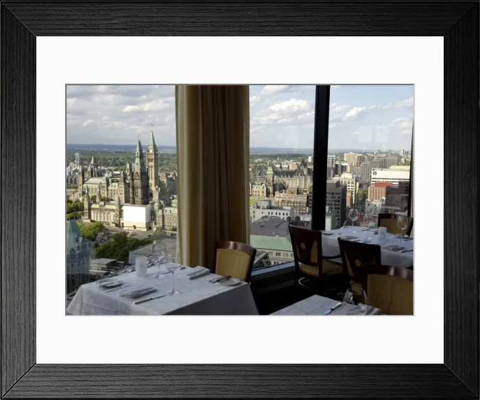 Framed Print : Overview of Parliament Hill from Merlot Rooftop Grill, Ottawa, Ontario Framed Print : Overview of Parliament Hill from Merlot Rooftop Grill, Ottawa, Ontario