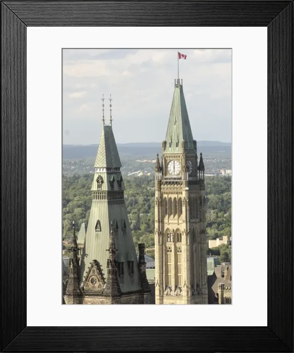 Framed Print : Overview of Parliament Hill from Merlot Rooftop Grill, Ottawa, Ontario Framed Print : Overview of Parliament Hill from Merlot Rooftop Grill, Ottawa, Ontario
