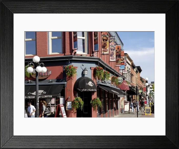 Framed Print : By Market, Ottawa, Ontario, Canada, North America Framed Print : By Market, Ottawa, Ontario, Canada, North America