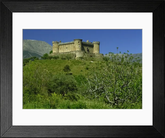 Framed Print : Castle of Mombeltran, Avila, Castilla Leon, Spain, Europe Framed Print : Castle of Mombeltran, Avila, Castilla Leon, Spain, Europe