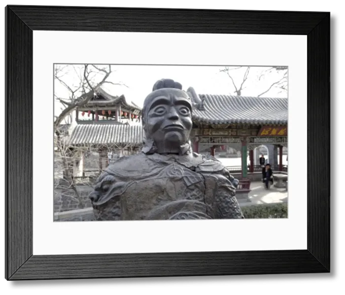 Framed Print : Complex of temple buildings erected to commemorate a price of the Zhou Dynasty Framed Print : Complex of temple buildings erected to commemorate a price of the Zhou Dynasty
