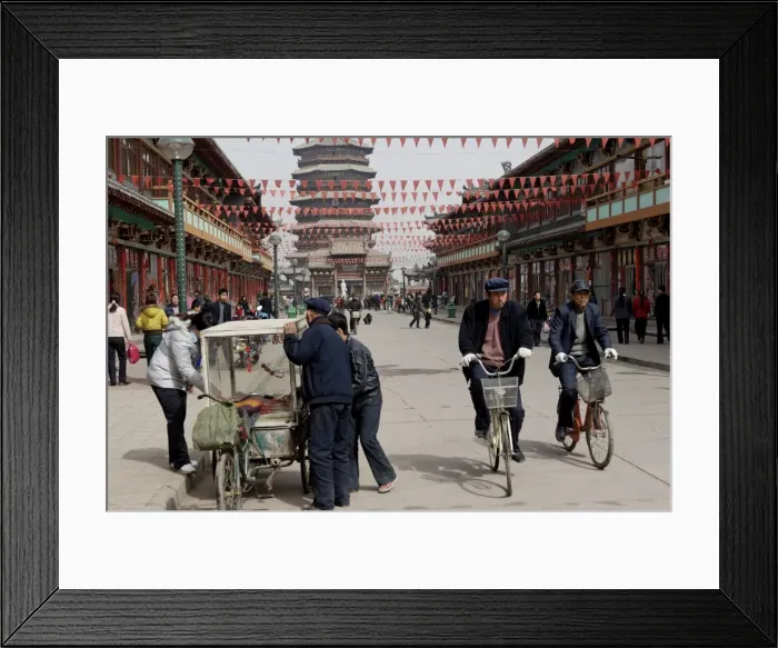 Framed Print : Liao Dynasty Avenue, Yingxian County, south of Datong, China, Asia Framed Print : Liao Dynasty Avenue, Yingxian County, south of Datong, China, Asia