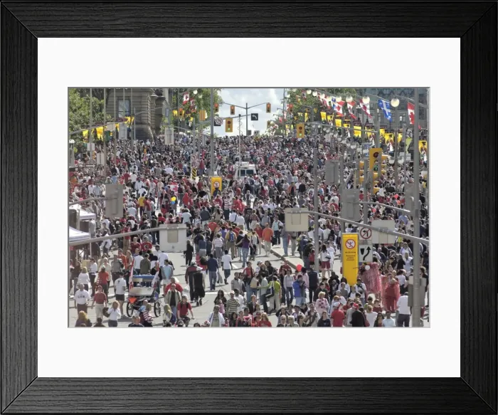 Framed Print : Celebration of Canada Day on July 1, Ottawa, Ontario, Canada, North America