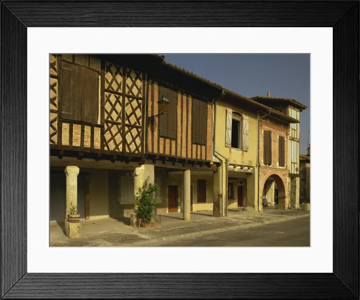 Framed Print : Village of Cologne, Midi-Pyrenees, France, Europe Framed Print : Village of Cologne, Midi-Pyrenees, France, Europe