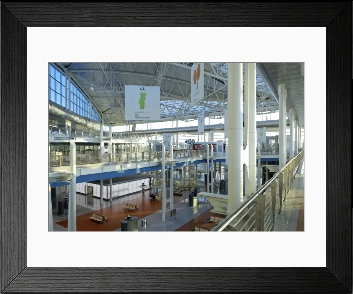 Framed Print : New International Airport, Porto, Portugal, Europe