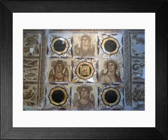 Framed Print : Mosaic from one of the Roman sites in Libya, Jamahiriya Museum, Tripoli Framed Print : Mosaic from one of the Roman sites in Libya, Jamahiriya Museum, Tripoli
