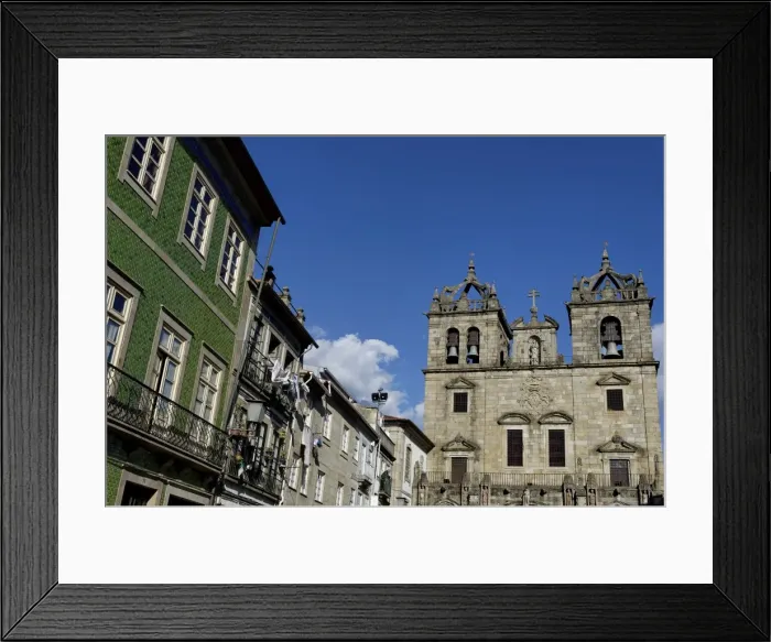 Framed Print : The Cathedral, Braga, Minho, Portugal, Europe Framed Print : The Cathedral, Braga, Minho, Portugal, Europe