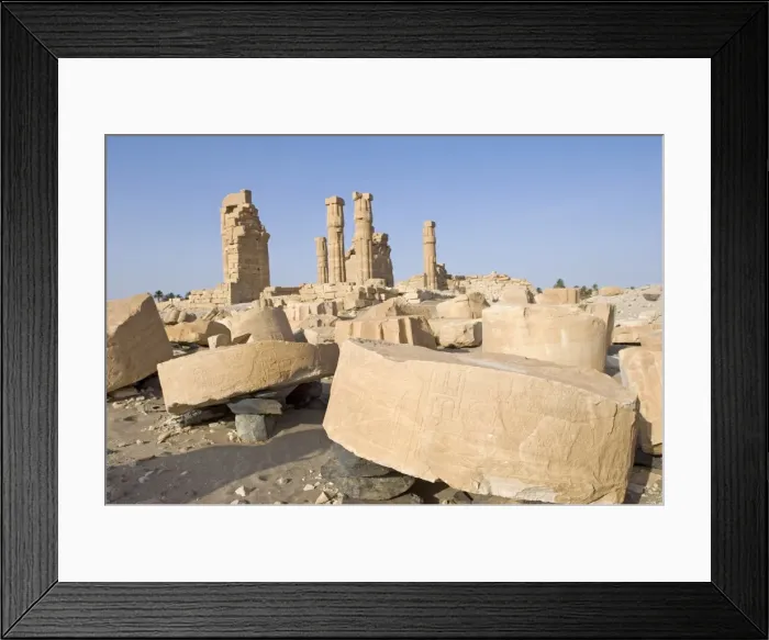 Framed Print : The temple of Soleb built during the reign of Amenophis III, Soleb, Nubia, Sudan, Africa Framed Print : The temple of Soleb built during the reign of Amenophis III, Soleb, Nubia, Sudan, Africa