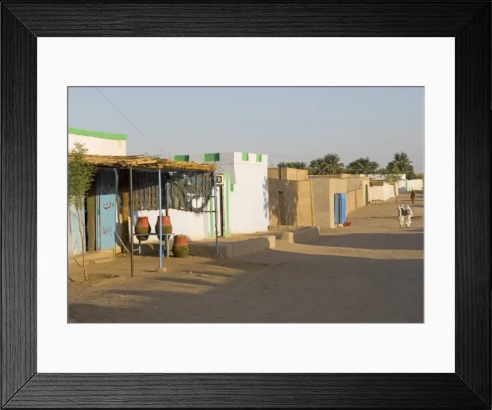 Framed Print : Kerma, Nubian village, Sudan, Africa
