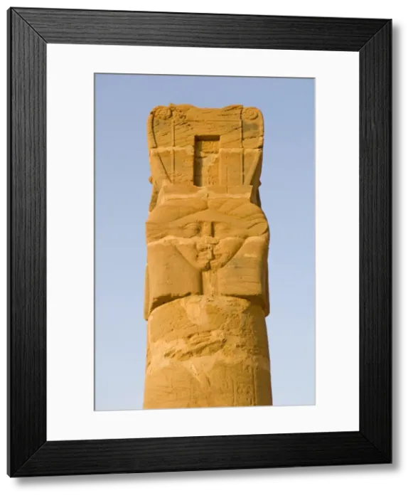 Framed Print : The standing columns of the temple of the goddess Mut at Jebel Barkal, UNESCO World Heritage Site Framed Print : The standing columns of the temple of the goddess Mut at Jebel Barkal, UNESCO World Heritage Site