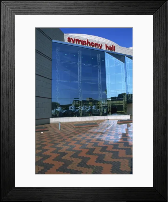 Framed Print : Symphony Hall, Centenary Square, Birmingham, England, United Kingdom, Europe