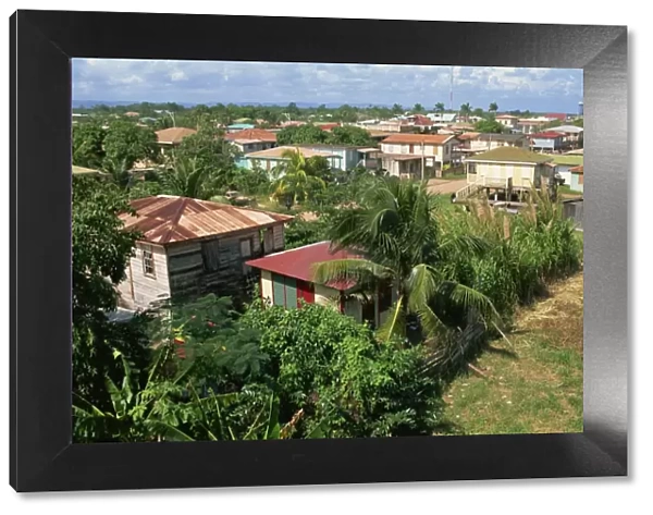 Dangriga, capital of the Garifuna community, Stann Creek, Belize, Central America