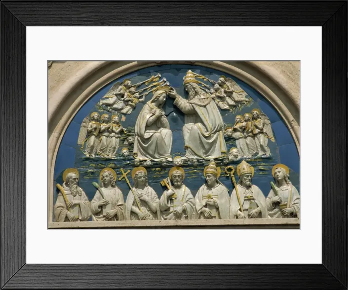 Framed Print : Detail of the frieze by Giovanni della Robbia, Hopital del Ceppo, Pistoia Framed Print : Detail of the frieze by Giovanni della Robbia, Hopital del Ceppo, Pistoia