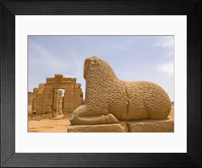 Framed Print : Temple of Amon, Old Temple of Naga, The Kingdom of Meroe, Sudan, Africa Framed Print : Temple of Amon, Old Temple of Naga, The Kingdom of Meroe, Sudan, Africa