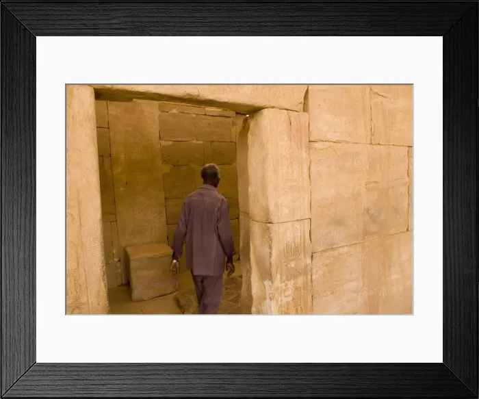 Framed Print : Reconstructed Nubian temples of Buhen and Semna, saved from land flooded by Lake Nasser Framed Print : Reconstructed Nubian temples of Buhen and Semna, saved from land flooded by Lake Nasser